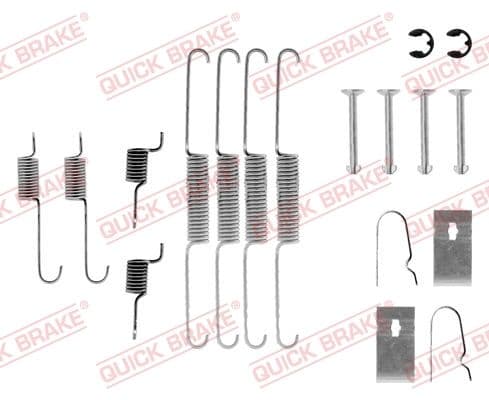 Accessory Kit, brake shoes