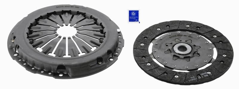 Koppelingskit (228mm) past: FORD FIESTA VI 1.6 03.13-04.17