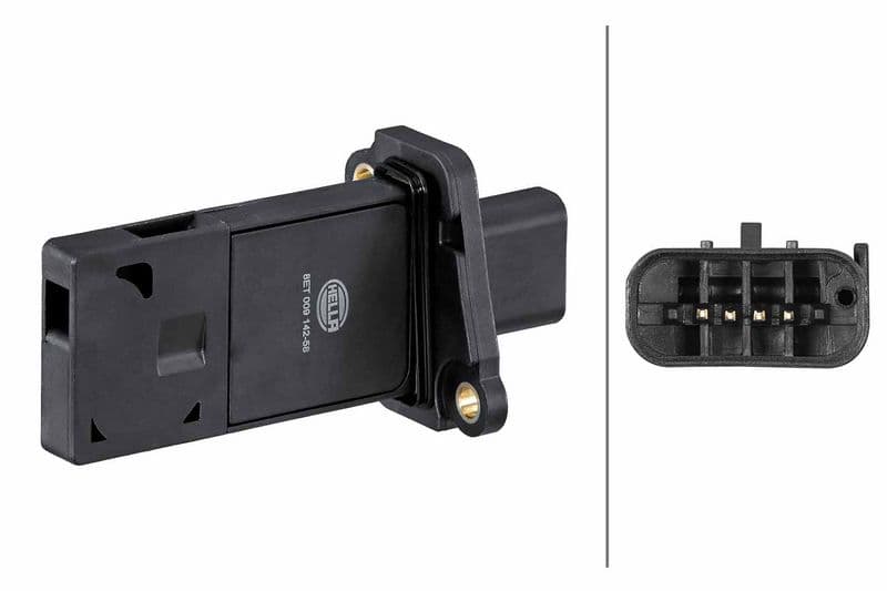 Luchtstroommeter (4 pin, patroon) past: VOLVO S80 II, V70 III  CITROEN JUMPER III  FIAT DUCATO  FORD GALAXY II, GALAXY MK II, MONDEO IV, S-MAX, TOURNEO CONNECT, TRANSIT 1.4-3.2D 09.98-