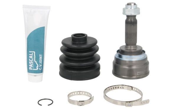 CV-gewricht buitenste Links/Rechts (25z/23z/50mm) past: HYUNDAI LANTRA I, S, SONATA II  MITSUBISHI COLT I, CORDIA, GALANT IV, GALANT V, LANCER F, TREDIA 1.4-2.4 09.80-05.96