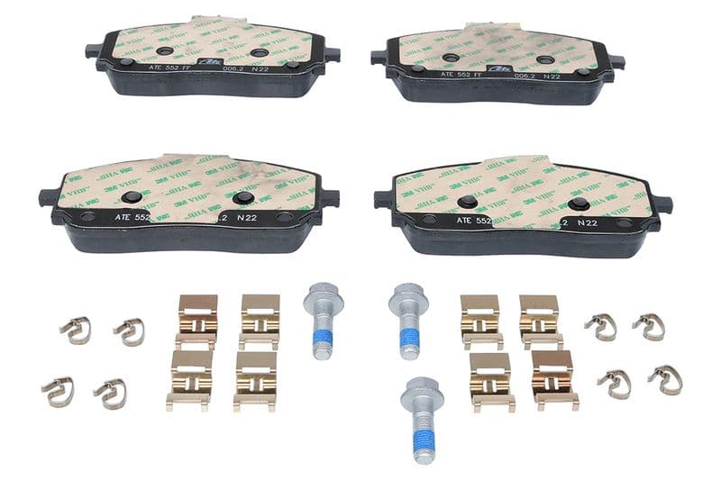 Keramische remblokken Voor , past: MERCEDES A (V177), A (W177), B SPORTS TOURER (W247), CLA (C118), CLA SHOOTING BRAKE (X118), EQA (H243), EQB (X243), G (W463), GLA (H247) 1.3-Electric 01.18-