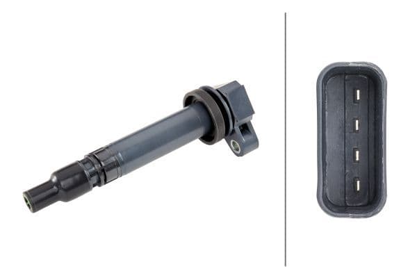 Bobine past: DAIHATSU CHARADE III  TOYOTA CELICA, COROLLA 1.0/1.3/1.8 03.87-12.07