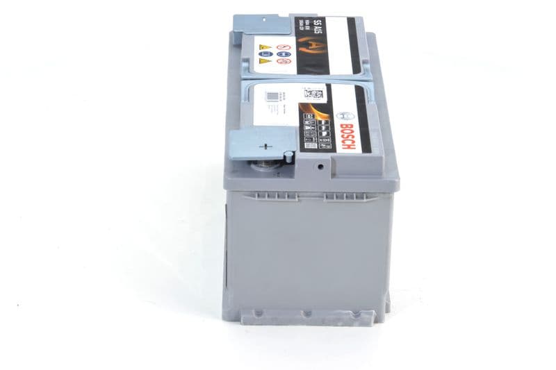 Batterij BOSCH 12V 105Ah/950A (EN) START&STOP AGM (R+ standaard terminal) 394x175x190 B13 - montageflens 10,5 mm (agm/beginnen)
