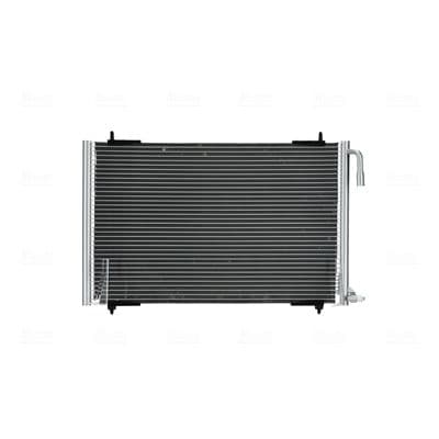 A/C condensator ((EN) additional fitting elements) past: PEUGEOT 206, 206+ 1.1-2.0D 08.98-