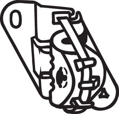 Uitlaatsysteem hanger past: DS DS 3  CITROEN C2, C3 I, C3 II, C3 PLURIEL, DS3  PEUGEOT 1007 1.1-1.6D 02.02-