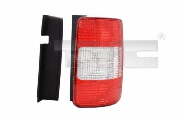 Achterlicht Rechts (kleur indicator wit, kleur van het glas red) past: VW CADDY III Gesloten lichaam / Stationwagon 03.04-08.10