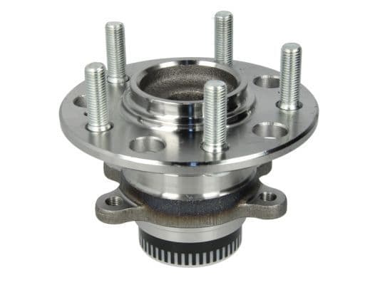 Wiellagerset met naaf Achter (Vooraandrijving) past: HYUNDAI GRANDEUR, I40 I, I40 I CW, IX35, SONATA V, SONATA VI, TUCSON  KIA CARENS III, MAGENTIS II, OPTIMA, SPORTAGE II 1.6-Electric 09.04-05.19