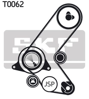 Timing belt set