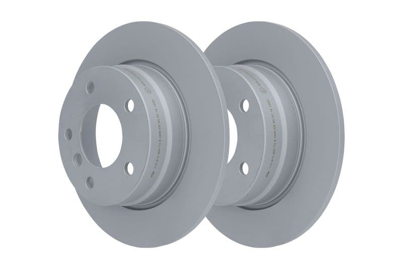 Brake disc Achter Links/Rechts past: BMW 1 (E81), 1 (E87) 1.6/2.0/2.0D 06.04-12.11