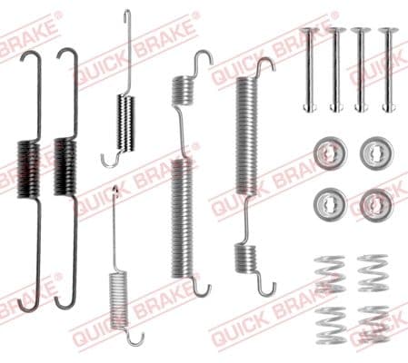 Accessory Kit, brake shoes