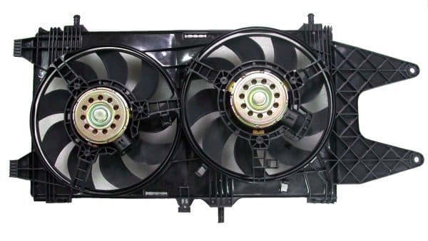 Radiatorventilator (met huisvesting) past: FIAT PUNTO 1.9D 09.99-03.12