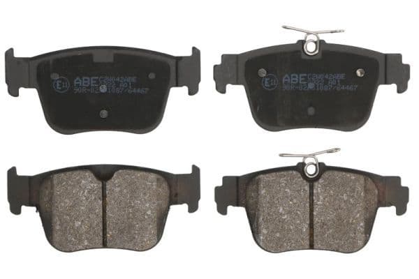 Remblokken set Achter , past: AUDI A3  CUPRA FORMENTOR, LEON, LEON SPORTSTOURER  SEAT LEON, LEON SPORTSTOURER  SKODA KODIAQ I, OCTAVIA IV  VW CADDY CALIFORNIA V CAMPER, CADDY V 1.0-2.5 07.18-