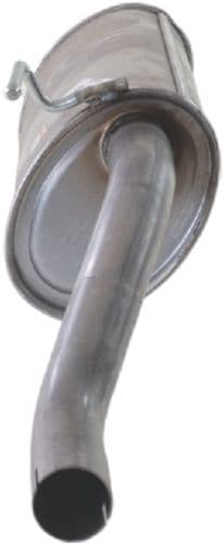 Uitlaatsysteem achterste geluiddemper past: OPEL CORSA D, CORSA E 1.3D 07.06-