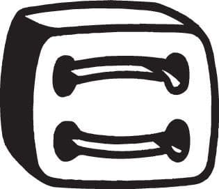 Uitlaatsysteem hanger past: AUDI A8 D2  FIAT 147, 500 C, BRAVA, IDEA, PUNTO, SIENA 0.9-4.2 07.80-