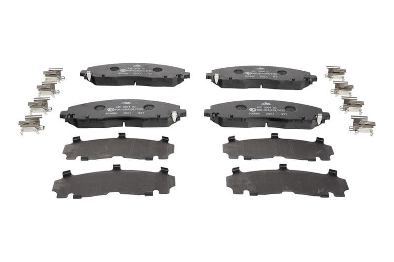 Remblokken set Voor , past: CHRYSLER PACIFICA, TOWN & COUNTRY, VOYAGER V  DODGE GRAND  FIAT FREEMONT  JEEP WRANGLER IV  LANCIA VOYAGER 2.0-6.4 10.07-