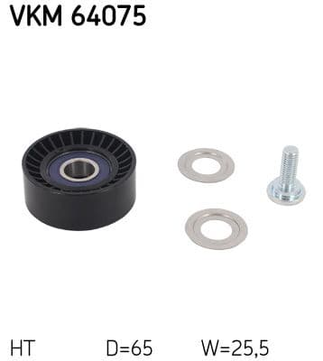 Meervoudige V-snaar spanrol past: MAZDA 3, 6, CX-3, CX-5, MX-5 IV 1.5/2.0/2.5 11.11-