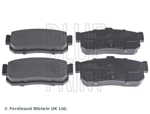 Remblokken set Achter , past: NISSAN 100NX, ALMERA I, ALMERA II, CEFIRO III, MAXIMA / MAXIMA QX IV, MAXIMA / MAXIMA QX V, PRIMERA, SUNNY II, SUNNY III 1.4-3.0 06.86-11.06