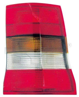 Achterlicht Rechts (kleur indicator grijs gerookt, kleur van het glas red) past: OPEL ASTRA F Stationwagon 09.91-12.02