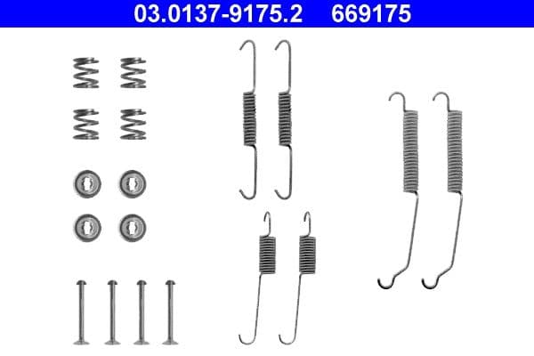 Accessory Kit, brake shoes