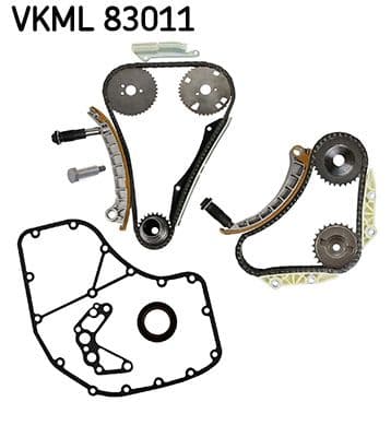 Timingset (ketting + tandwiel) past: IVECO DAILY III, DAILY IV, DAILY V, DAILY VI, MASSIF  CITROEN JUMPER III  FIAT DUCATO  PEUGEOT BOXER 2.3D-Electric 07.99-