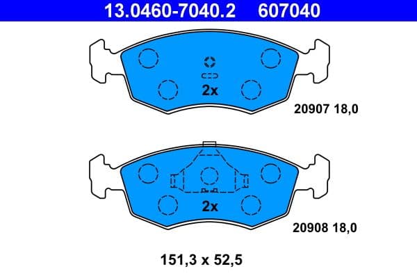 Brake Pad Set, disc brake