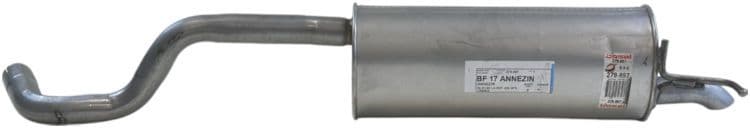 Uitlaatsysteem achterste geluiddemper past: SKODA RAPID 1.2/1.4 07.12-12.19