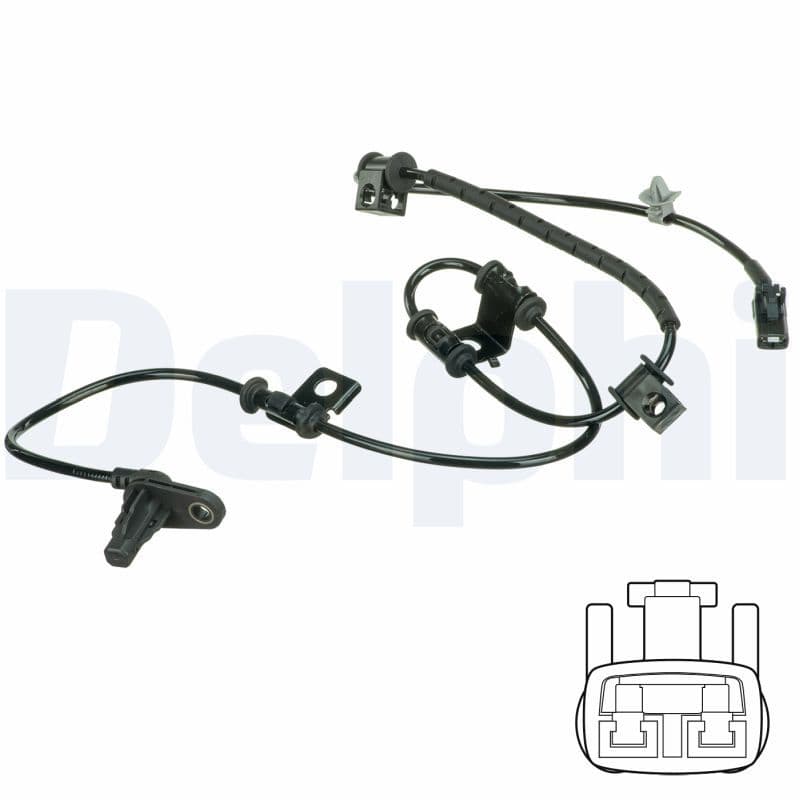 ABS-sensor Voor Links past: KIA SPORTAGE III 1.6-2.0D 06.10-12.16