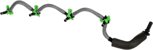 Overloopslang (totale lengte 445mm) past: CITROEN BERLINGO, C3 II, C3 PICASSO, C4 II, C4 PICASSO II, C-ELYSEE, DS3, DS4, JUMPY II, JUMPY III, SPACETOURER  PEUGEOT 2008 I, 207 1.4D/1.6D 02.06-