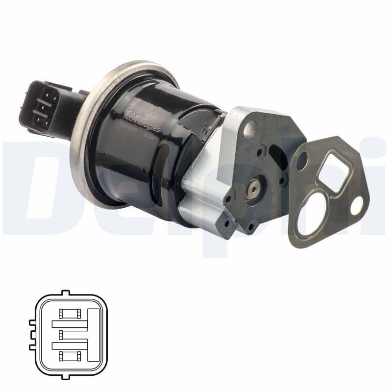 EGR-klep past: HONDA CIVIC VII 1.4/1.6/1.7 11.00-12.05