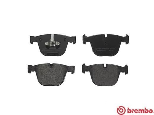 Remblokken set Achter (met slot  zonder toevoegingen), past: BMW 5 GRAN TURISMO (F07), 7 (F01, F02, F03, F04) 2.0-6.0 02.08-02.17
