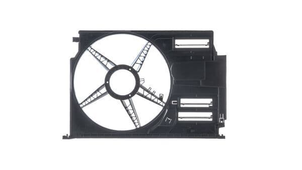 Radiator ventilator behuizing past: BMW 2 (F45), 2 GRAN TOURER (F46), 2 GRAN TOURER VAN (F46), X1 (F48), X2 (F39)  MINI (F55), (F56), (F57), CLUBMAN (F54), COUNTRYMAN (F60) 1.2-2.0D 09.13-