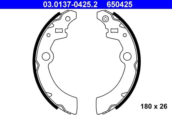 Brake shoe set