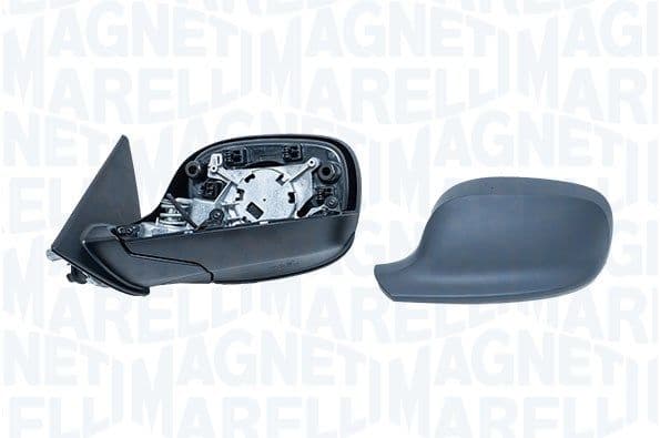 Zijspiegel Links (elektrisch, asferisch, met verwarming, under-coated) past: BMW X1 E84 10.09-06.15