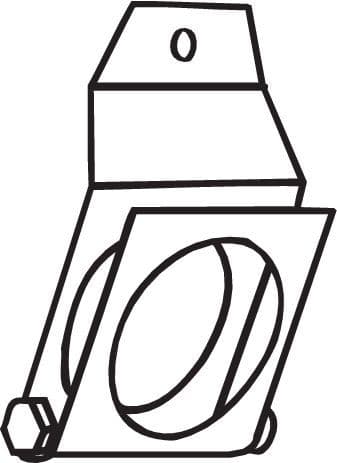 Uitlaatsysteem bevestigingselement (beugel) past: MERCEDES SPRINTER 4-T (B904), T1 (601), T1 (601, 611), T1 (602), T1 (B601), T1 (B602), T1/TN 2.3-2.9D 05.77-05.06