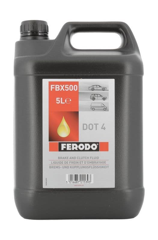 Brake fluid DOT4 (5L) [droog: 249°C, nat: 158°C SAE 1350, ISO/DIN 4925