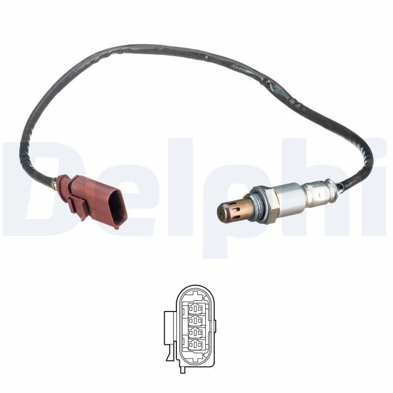 Lambda sonde (aantal draden 4, 570mm) past: AUDI A3, Q2  SEAT ATECA, LEON, LEON SC, LEON ST  SKODA KAROQ, OCTAVIA III  VW GOLF SPORTSVAN VII, GOLF VI, GOLF VII 1.2/1.4 04.12-