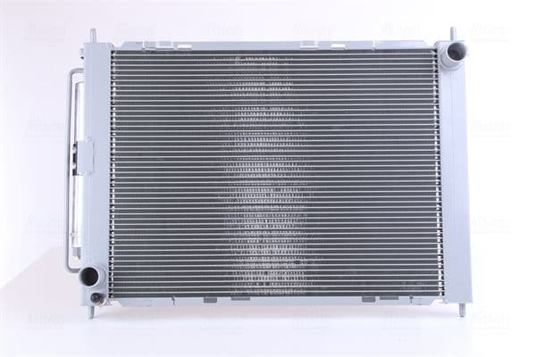 A/C condensator (met droger) past: RENAULT TWINGO II, WIND 1.2/1.5D/1.6 03.07-09.14