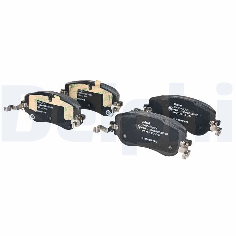 Remblokken set Voor (met een dempingskussen  zonder toevoegingen), past: FIAT 500, 500E, TIPO 1.0-Electric 09.12-