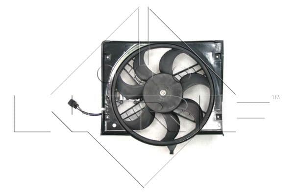 Radiatorventilator (met huisvesting) past: BMW 3 (E46) 2.0D 02.98-12.07
