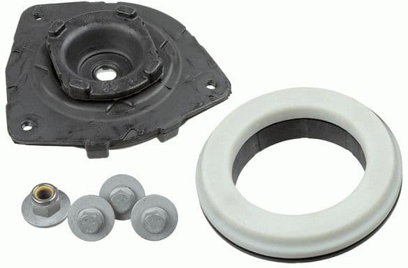 MacPherson veerpoot bevestiging Voor Links (met een lager) past: NISSAN CUBE, JUKE, MICRA C+C III, MICRA III, NV200, NV200 / EVALIA, PULSAR, QASHQAI I, ROGUE, TIIDA  RENAULT CLIO III 1.0-2.5 03.02-