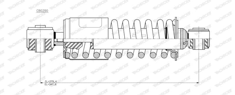 Kogelgewricht van de as Links/Rechts (bodem voor) (diameter kegel 47mm) past: FORD USA EDGE  MAZDA CX-7, CX-9 2.0-3.7 06.06-