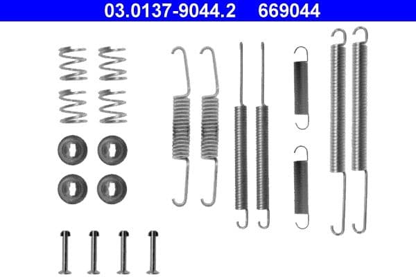Accessory Kit, brake shoes