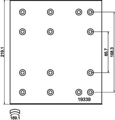 Stuurstang in lengterichting (L-822mm) past: IVECO EUROCARGO I-III 01.91-09.15