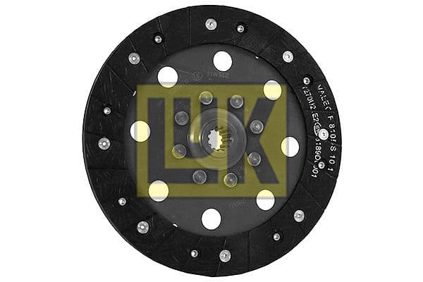 Koppelingsplaat/plaat biologisch (215mm volledig profiel) past: DEUTZ FAHR 25, 25 A, 25 HST, 30 A, 35, 40 A, 45  HUERLIMANN 325, 335, 435  LAMBORGHINI 250, 250 DTA, 350, 350 A, 350 DTA, 450 DTA