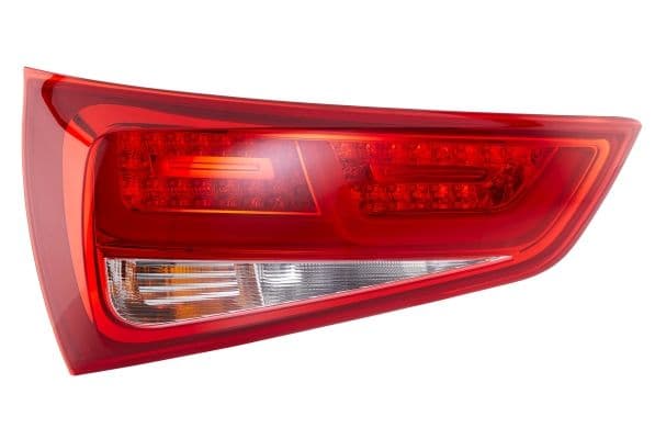 Achterlicht Links (LED/W16W, kleur indicator wit, anti-fog licht, achteruitrijlicht) past: AUDI A1 8X 05.10-12.14