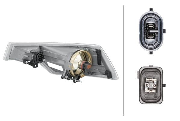 Mistlamp Voor Rechts (H8/PSY24W) past: CITROEN C5 III 02.08-06.17
