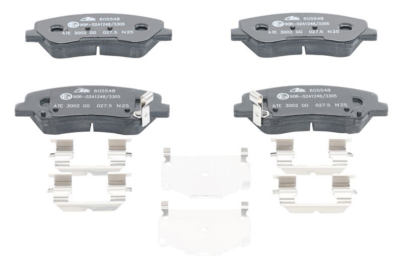 Remblokken set Voor (met een dempingskussen), past: HYUNDAI ACCENT IV, ACCENT V, BAYON, I20 ACTIVE, I20 II, I20 III, SOLARIS  KIA RIO III, RIO IV, STONIC 1.0-1.6D 11.10-