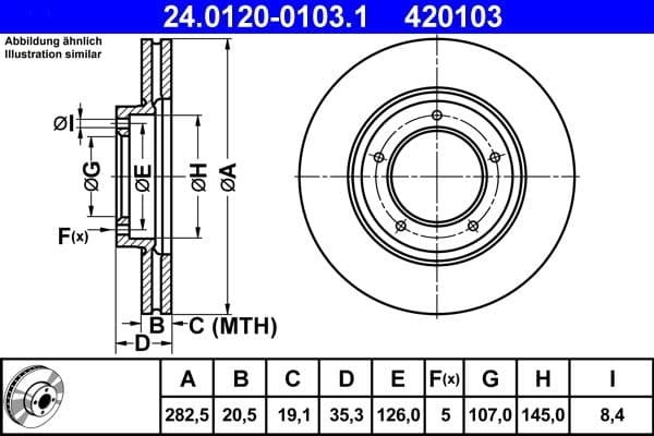 Brake disc Voor Links/Rechts past: PORSCHE 911, 911 TARGA, 914, 924, 944 1.8-3.0 11.69-08.89