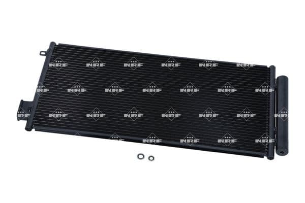 A/C condensator (met droger) past: FIAT 500L, TIPO 0.9-1.6D 09.12-