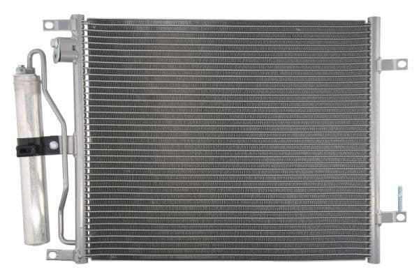 A/C condensator (met droger) past: NISSAN MICRA III 1.5D 01.03-06.10
